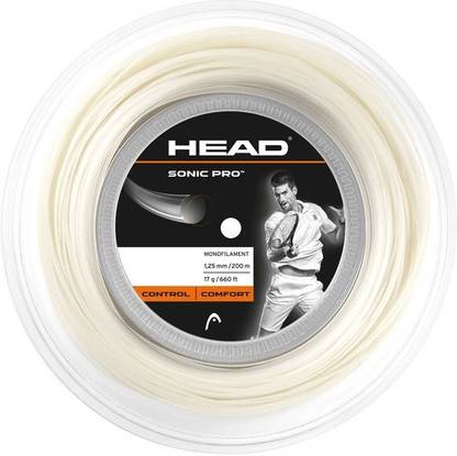 Head Sonic Pro 17g Reel 1.25 Tennis String - 200 m