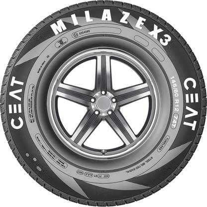 CEAT 145/80R12 MILAZE X3 TL 74T 4 Wheeler Tyre