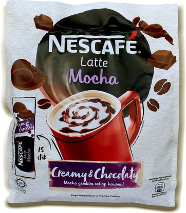 Nescafe Latte Mocha Coffee (31 g) - Pack of 15 Instant Coffee