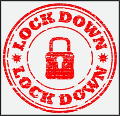 999Store Lockdown sign board Emergency Sign