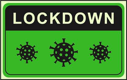 999Store lockdown sign board Emergency Sign