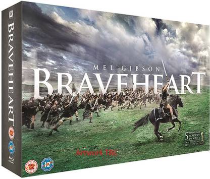 Braveheart: Limited Edition Gift Box Set Includes Exclusive Art Cards + Script + 20th Anniversary Commemorative Coin in Leather Pouch (2-Disc Limited Edition) (Region Free + Fully Packaged Import)