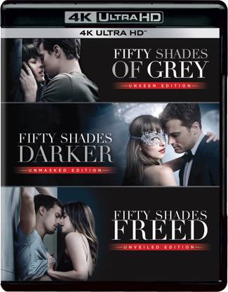 Fifty Shades Trilogy Fifty Shades Of Grey Fifty Shades Darker Fifty Shades Freed 4k Uhd 3 Disc Price In India Buy Fifty Shades Trilogy Fifty Shades Of Grey Fifty