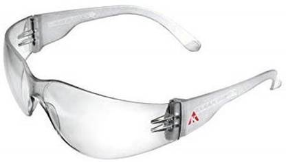 Karam EC001 Clear White Safety Goggles (Pack of 12) Power Tool, Laboratory  Safety Goggle