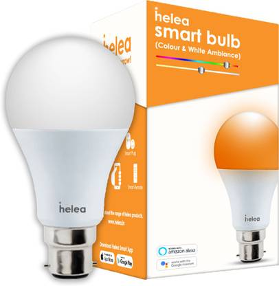 Helea by Pebble Wi-Fi (9W), Colour & White Ambiance Smart Bulb