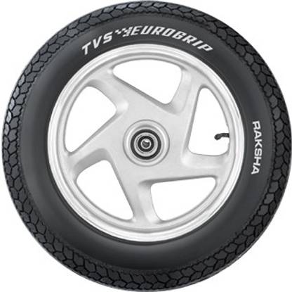 TVS Eurogrip Raksha 3.50 - 8 46 J Front & Rear Two Wheeler Tyre