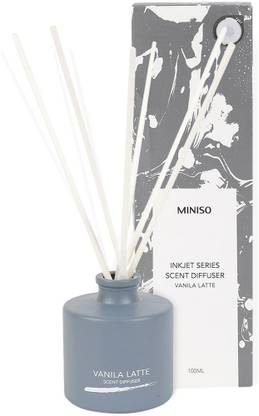 MINISO Vanilla Diffuser Inkjet Series Scent Diffuser Vanilla Latte Reed Stick Fragrance