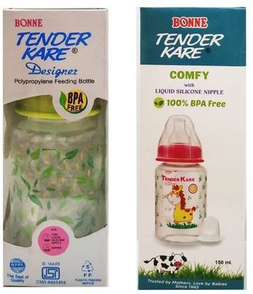 BONNE Comfy & Designer feeding bottles (150ml) (set of 2) - 150 ml