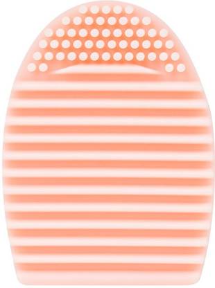 MINISO Makeup Brush Cleaning Mat Makeup Cleaning Brush Scrubber Mat Portable Washing Tool Cosmetic Brush Cleaner with Suction Cup