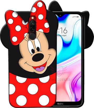 KING COVERS Back Cover for Redmi 8 - Mickey Mouse Soft Case Cartoon Series Girlish Cute Silicone Case Cover Shell