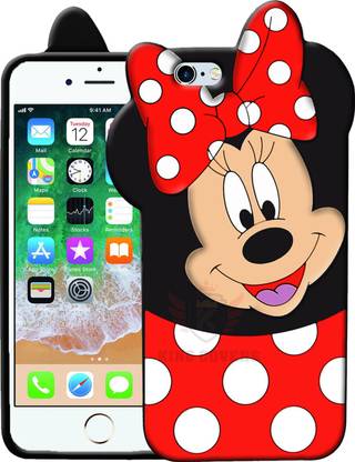 KING COVERS Back Cover for Apple Iphone 6s Plus - Mickey Mouse Soft Case Cartoon Series Girlish Cute Silicone Shell