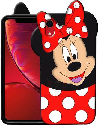 KING COVERS Back Cover for Apple Iphone Xr - Mickey Mouse Soft Case Cartoon Series Girlish Cute Silicone Case Cover Shell