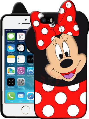 KING COVERS Back Cover for Apple Iphone Se - Mickey Mouse Soft Case Cartoon Series Girlish Cute Silicone Case Cover Shell