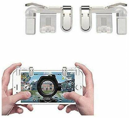 PORTFOLIO 9 PUBG Mobile Game Controller, Gamers Yard 1 Pair Sensitive Game Triggers for PUBG Game Joysticks Gamepad for Android iOS Phones  Gaming Accessory Kit