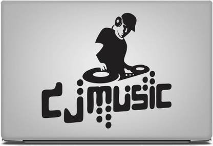 DivineDesigns Dj Music Men Laptop Stickers 15.6 inch Vinyl Laptop Skin Compatible for 15.1 inch