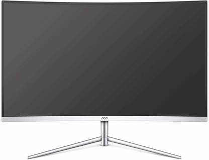 AOC 59.94 cm (24 inch) Curved Full HD Monitor (C24V1H/WS 23.6'' Curved LED Moniter with VGA Port,HDMI Port)