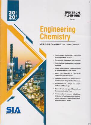 Engineering Chemistry B.Tech I-Year II-Sem (JNTU-K) 2020 Latest Edition