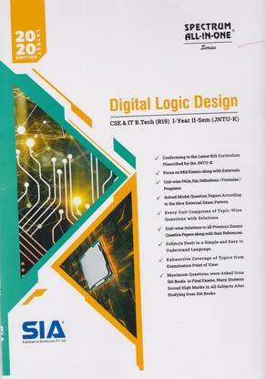 Digital Logic Design B.Tech I-Year II-Sem (JNTU-K) 2020 Latest Edition