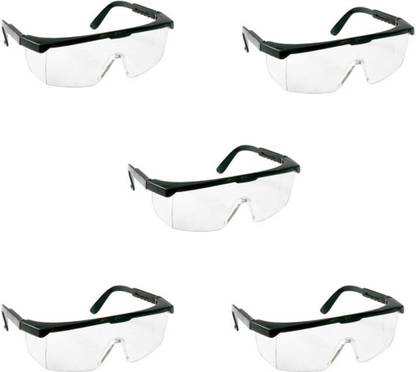 Man Lite Safety Goggle Eye Protection Safety Goggles with Side Protection and Adjustable Temples for Universal Fit Laboratory  Safety Goggle