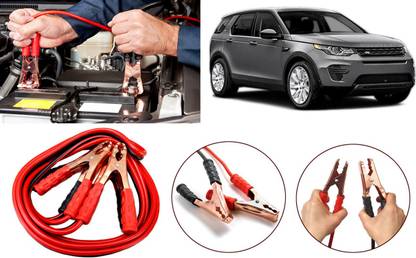 Auto Kite Heavy Duty Jumper Booster Cables Anti Tangle Copper Core RY211 7.5 Feet Wire approx 7.2 ft Battery Jumper Cable