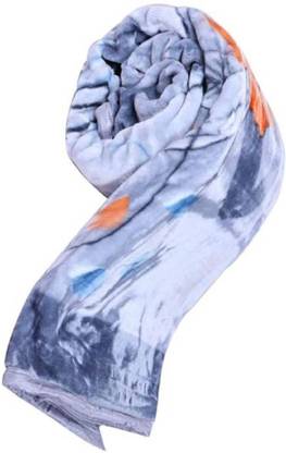 GKM Floral Double Mink Blanket for  Heavy Winter
