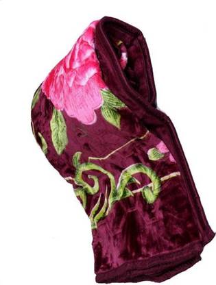 Swikon star Floral Double Mink Blanket for  Heavy Winter