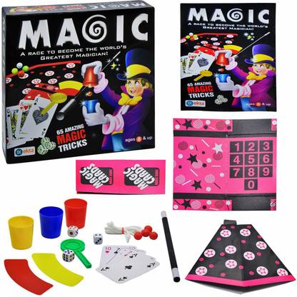 giftsrus Magic Tricks Magic 65 Game for Kids Magic Show Party & Fun Board Game