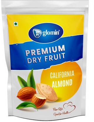 Glomin Almond Raw 1kg(pack of 1) Almonds (1000 g) Almonds