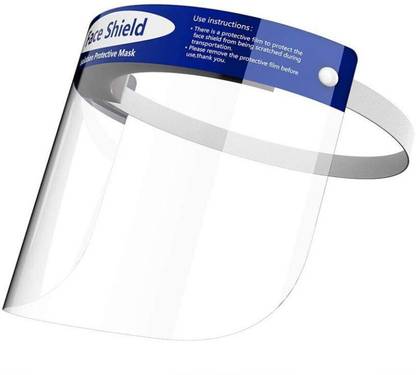 Arko 5 PCS PACK OF POLYCARBONATE 0.40MM THICK 3D FACE SHIELD TRANSPARENT FACE SHIELD Safety Visor