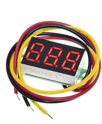 electrolight Red LED Display Mini 0.36 inch 3 wire DC 0-100V Digital Voltmeter. Voltmeter