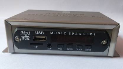 SMJEET Mp3 With Dancing Led Car Stereo USB, MP3, SD-MMC, AUX DC 12 VOLT MP3 Car FM Modulator