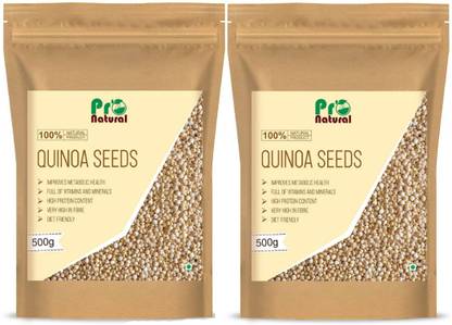 Pronatural Quinoa Seed for Weight Loss, High in Proteins & Calcium/ Rich in Fiber, 500X2gms Quinoa