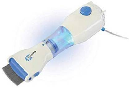 DOZZBY V Comb NY-04 Capture 4 Filter Trap Head Lice And Eggs Removed From The Hair,Allergy and Chemical Free Head Lice Treatment, Electrical Head Lice Comb