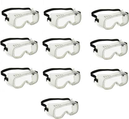 PAUL-STER Goggles Protective Safety Glass Anti Fog, Virus, Dust, Pollution Protector For Eyes, Anti Fog Laboratory, Power Tool, Blowtorch, Wood-working  Safety Goggle