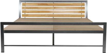 VYOM DESIGN Metal King Bed