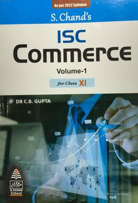 S. Chand's ISC Commerce Volume-1 for Class - XI (2020-21 Session)