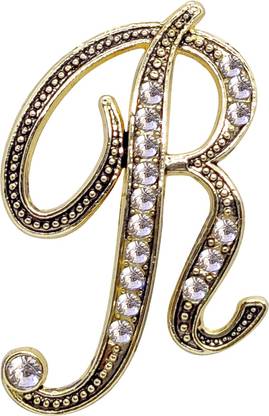FURE R Initial Brooch