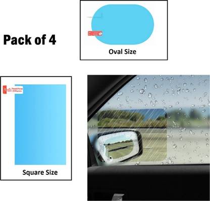 HSR Rainproof Rear View Mirror Protective Soft Film Car Mirror Rain Blocker