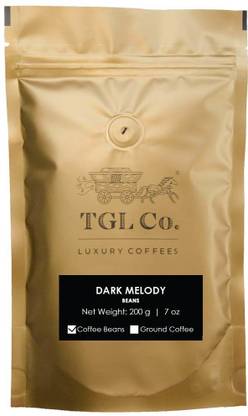 TGL Co. Dark Melody 100% Arabica Roasted Coffee Beans | Coffee Beans Roast & Ground Coffee