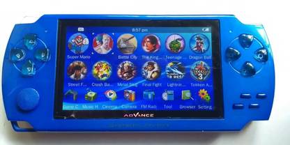 Psp GameKart PSP HANDHELD GAME PLAYER WITH 2.8" TFT HIGH QUALITY DISPLAY AND HIGH SOUND SYSTEM WITH CAMERA-KH7709 1 GB with SUPER MARIO, ANGRY BIRDS, SUPER RACE, METAL SLUG