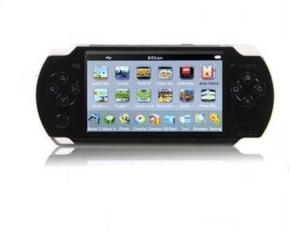 SMART 4G PSP BLACK COLOR MP4 PLAYER HANDHELD GAMING CONSOLE WITH 300 INBUILT GAMES-HYT4R 1 GB with SUPER MARIO, ANGRY BIRDS, SUPER RACE, METAL SLUG