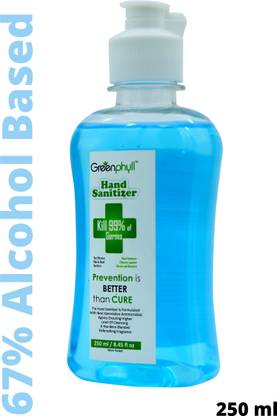 Greenphyll Alcohol based  250 ml MH Hand Sanitizer Bottle