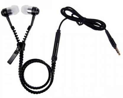 boost+ Zipper Wired Earphone वायर्ड हेडसेट