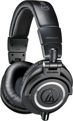 Audio Technica ATH-M50x
Professional Monitor Headphones Wired without Mic