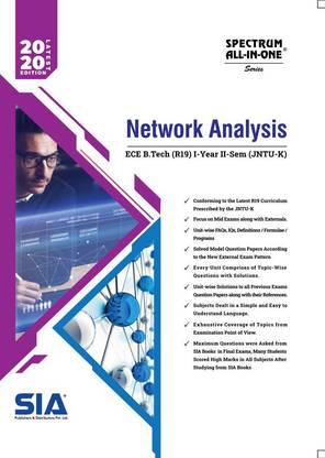 Network Analysis, B.Tech I-Year II-Sem (ECE) R19, JNTU-Kakinada, Latest 2020 Edition
