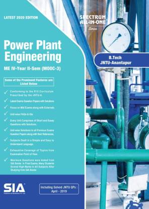 Power Plant Engineering, B.Tech IV-Year II-Sem (ME) R15 (MOOC-3) JNTU-Anantapur, Latest 2020 Edition