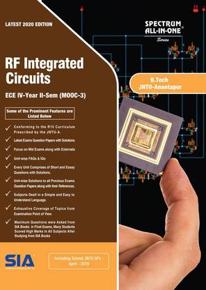 RF Integrated Circuits, B.Tech IV-Year II-Sem (ECE) R15 (MOOC-3) JNTU-Anantapur, Latest 2020 Edition