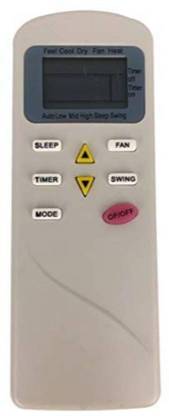 CHHIKARA FOR VIDE OCON TCL AC 84 VID EOC ON TCL Split/Window Air Conditioner Remote (Please Match The Image with Your Old Remote) Remote Controller (White) NA Remote Controller