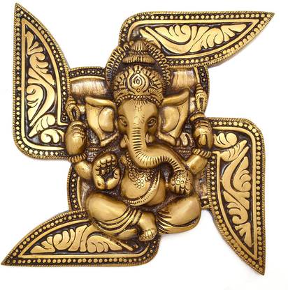 Chhariya Crafts Wall Hanging Lord Ganesh Decorative Showpiece  -  20 cm