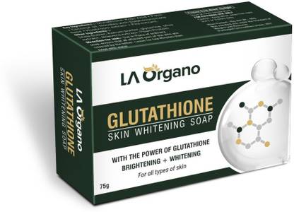 LA Organo Glutathione Skin whitening Soap For Brightening & Whitening